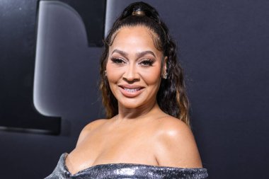 Amerikan televizyon karakteri ve aktris La La Anthony (Alani Nicole Anthony), STARZ 'ın' BMF '(Siyah Mafya Ailesi) ikinci sezonunun Los Angeles' taki galasına 5 Ocak 2023 'te Hollywood, Los Angeles, ABD' deki TCL Çin Tiyatrosu IMAX 'te geldi..
