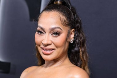 Amerikan televizyon karakteri ve aktris La La Anthony (Alani Nicole Anthony), STARZ 'ın' BMF '(Siyah Mafya Ailesi) ikinci sezonunun Los Angeles' taki galasına 5 Ocak 2023 'te Hollywood, Los Angeles, ABD' deki TCL Çin Tiyatrosu IMAX 'te geldi..