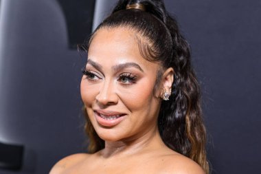 Amerikan televizyon karakteri ve aktris La La Anthony (Alani Nicole Anthony), STARZ 'ın' BMF '(Siyah Mafya Ailesi) ikinci sezonunun Los Angeles' taki galasına 5 Ocak 2023 'te Hollywood, Los Angeles, ABD' deki TCL Çin Tiyatrosu IMAX 'te geldi..