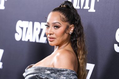 Amerikan televizyon karakteri ve aktris La La Anthony (Alani Nicole Anthony), STARZ 'ın' BMF '(Siyah Mafya Ailesi) ikinci sezonunun Los Angeles' taki galasına 5 Ocak 2023 'te Hollywood, Los Angeles, ABD' deki TCL Çin Tiyatrosu IMAX 'te geldi..