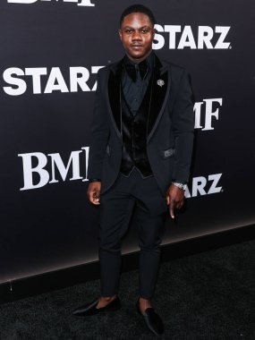 Yusef Thomas, STARZ 'ın' BMF '(Siyah Mafya Ailesi) Los Angeles' taki galasına 5 Ocak 2023 'te Hollywood, Los Angeles, Kaliforniya, ABD' deki TCL Çin Tiyatrosu IMAX 'a geldi..