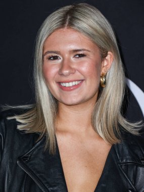 Danielle Carolan, 7 Ocak 2023 'te Los Angeles, Kaliforniya, ABD' de düzenlenen The Majestic Downtown 2023 playoff etkinliğinde ESPN ve CFP 'nin Allstate Party' sine geldi..