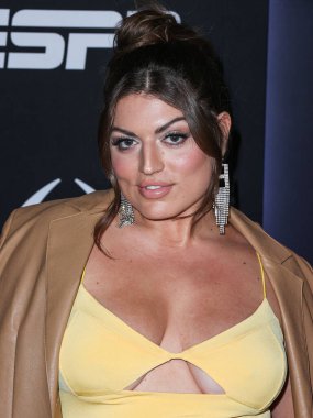 Gabriella Athena Halikas ESPN 'e ve CFP' nin 2023 Playoff 'taki Allstate Partisi' ne 7 Ocak 2023 'te ABD' nin Los Angeles, Kaliforniya 'daki Majestic Downtown' da geldi.. 