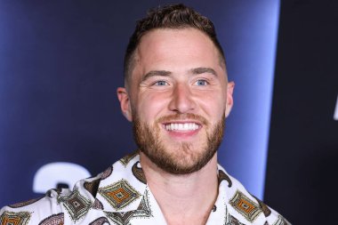 Amerikalı şarkıcı, söz yazarı ve müzik yapımcısı Mike Posner, 7 Ocak 2023 tarihinde Los Angeles, Kaliforniya, ABD 'de The Majestic Downtown' da düzenlenen Playoff etkinliğinde ESPN ve CFP 'nin Allstate Party' sine geldi..