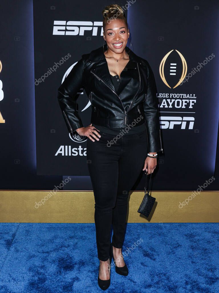 Jasmine Watkins arrives at ESPN And CFP's Allstate Party At The Playoff