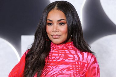 American actress Lauren London arrives at the Los Angeles Premiere Of Netflix's 'You People' held at the Regency Village Theatre on January 17, 2023 in Westwood, Los Angeles, California, United States.