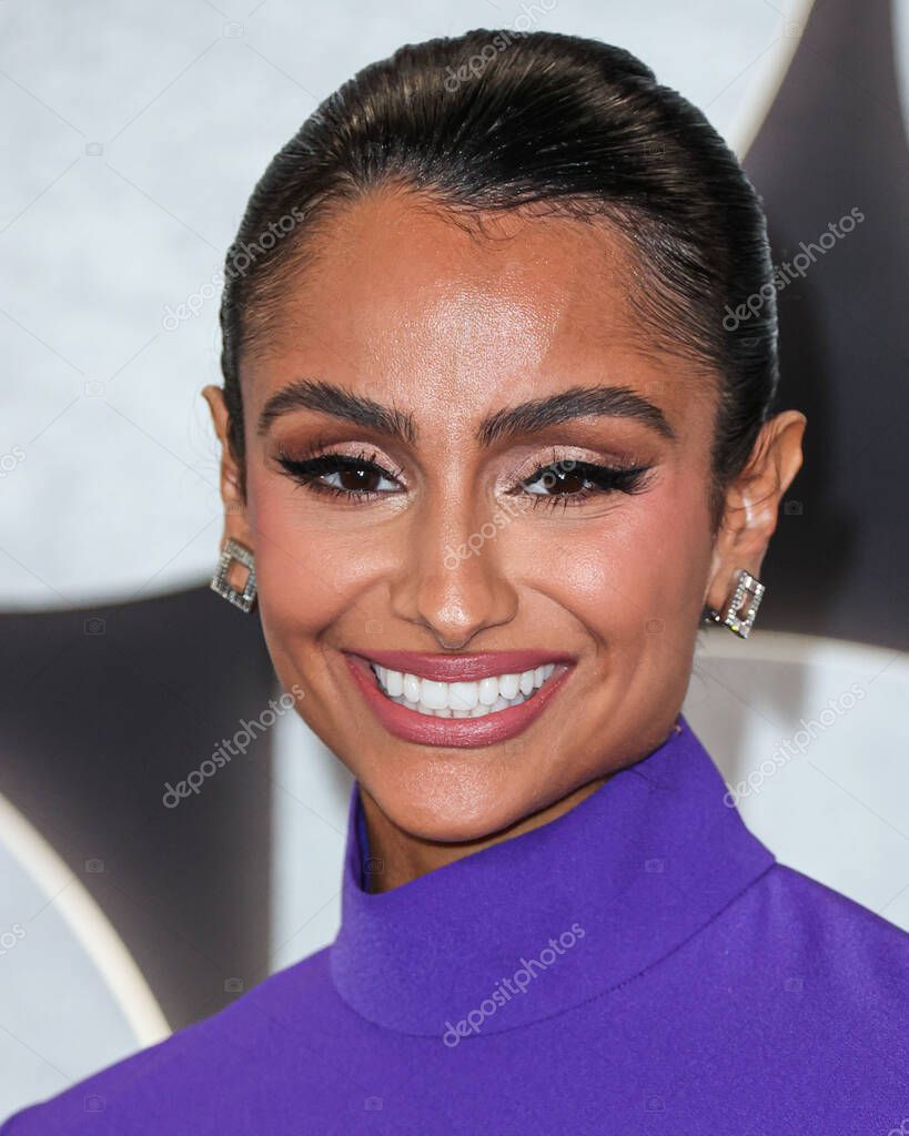 American actress, singer, model and life coach Nazanin Mandi arrives at