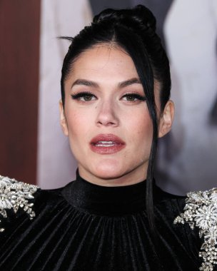 Audra Mari arrives at the Los Angeles Premiere Of Amazon Prime Video's 'Shotgun Wedding' held at the TCL Chinese Theatre IMAX on January 18, 2023 in Hollywood, Los Angeles, California, United States.