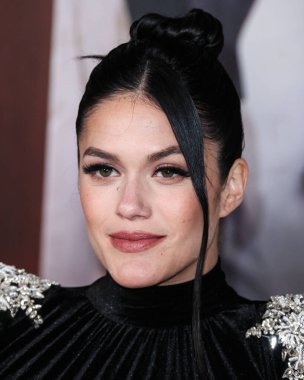 Audra Mari arrives at the Los Angeles Premiere Of Amazon Prime Video's 'Shotgun Wedding' held at the TCL Chinese Theatre IMAX on January 18, 2023 in Hollywood, Los Angeles, California, United States.