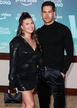 Chanel West Coast and Dom Fenison arrive at the Los Angeles Premiere Of Amazon Prime Video's 'Shotgun Wedding' held at the TCL Chinese Theatre IMAX on January 18, 2023 in Hollywood, Los Angeles, California, United States.