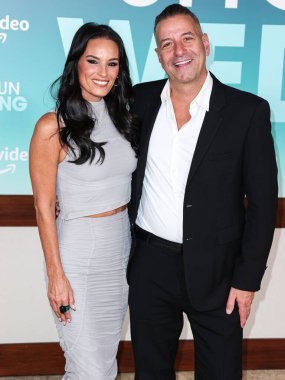 Heidi D'Amelio and husband Marc D'Amelio arrive at the Los Angeles Premiere Of Amazon Prime Video's 'Shotgun Wedding' held at the TCL Chinese Theatre IMAX on January 18, 2023 in Hollywood, Los Angeles, California, United States.