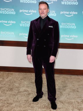 Jason Moore arrives at the Los Angeles Premiere Of Amazon Prime Video's 'Shotgun Wedding' held at the TCL Chinese Theatre IMAX on January 18, 2023 in Hollywood, Los Angeles, California, United States.