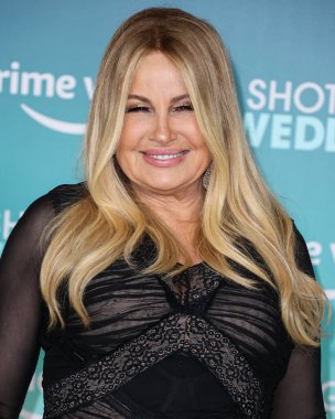 American actress Jennifer Coolidge arrives at the Los Angeles Premiere Of Amazon Prime Video's 'Shotgun Wedding' held at the TCL Chinese Theatre IMAX on January 18, 2023 in Hollywood, Los Angeles, California, United States. 