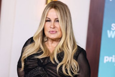 American actress Jennifer Coolidge arrives at the Los Angeles Premiere Of Amazon Prime Video's 'Shotgun Wedding' held at the TCL Chinese Theatre IMAX on January 18, 2023 in Hollywood, Los Angeles, California, United States.  clipart