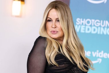 American actress Jennifer Coolidge arrives at the Los Angeles Premiere Of Amazon Prime Video's 'Shotgun Wedding' held at the TCL Chinese Theatre IMAX on January 18, 2023 in Hollywood, Los Angeles, California, United States. 