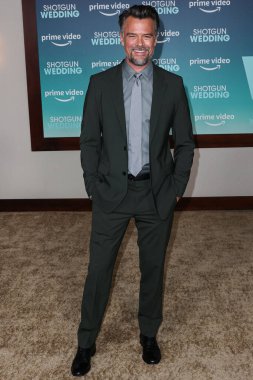 American actor Josh Duhamel arrives at the Los Angeles Premiere Of Amazon Prime Video's 'Shotgun Wedding' held at the TCL Chinese Theatre IMAX on January 18, 2023 in Hollywood, Los Angeles, California, United States. 