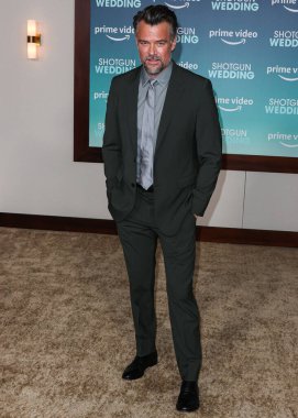 American actor Josh Duhamel arrives at the Los Angeles Premiere Of Amazon Prime Video's 'Shotgun Wedding' held at the TCL Chinese Theatre IMAX on January 18, 2023 in Hollywood, Los Angeles, California, United States. 
