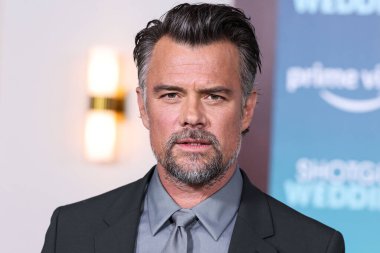 American actor Josh Duhamel arrives at the Los Angeles Premiere Of Amazon Prime Video's 'Shotgun Wedding' held at the TCL Chinese Theatre IMAX on January 18, 2023 in Hollywood, Los Angeles, California, United States. 