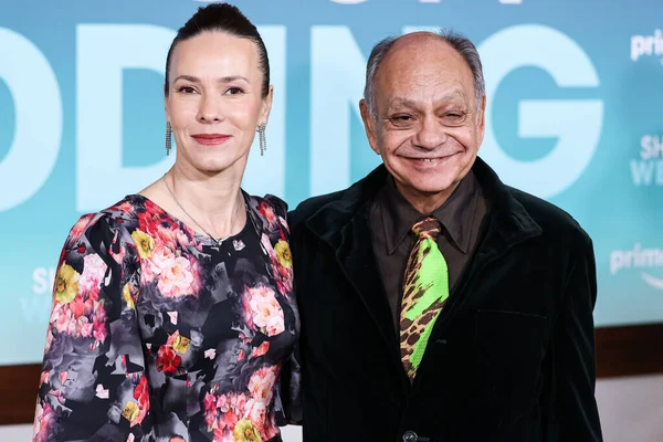 stock image Natasha Rubin and husband Cheech Marin arrive at the Los Angeles Premiere Of Amazon Prime Video's 'Shotgun Wedding' held at the TCL Chinese Theatre IMAX on January 18, 2023 in Hollywood, Los Angeles, California, United States. 