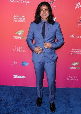 Mexican actor Cristo Fernandez arrives at the GDay USA Arts Gala 2023 held at the Skirball Cultural Center on January 28, 2023 in Los Angeles, California, United States. 