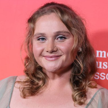Australian actress Danielle Macdonald arrives at the GDay USA Arts Gala 2023 held at the Skirball Cultural Center on January 28, 2023 in Los Angeles, California, United States.