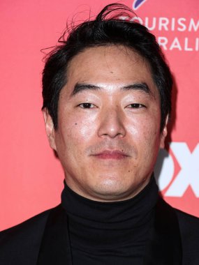 Argentinian-Australian actor Leonardo Nam arrives at the GDay USA Arts Gala 2023 held at the Skirball Cultural Center on January 28, 2023 in Los Angeles, California, United States.