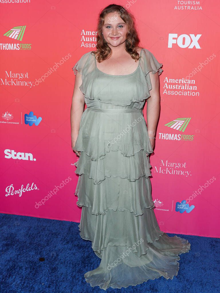 Australian actress Danielle Macdonald arrives at the GDay USA Arts Gala