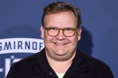 Andy Richter arrives at the Los Angeles Premiere Screening Of Paramount Pictures' '80 For Brady' held at the Regency Village Theatre on January 31, 2023 in Westwood, Los Angeles, California, United States.