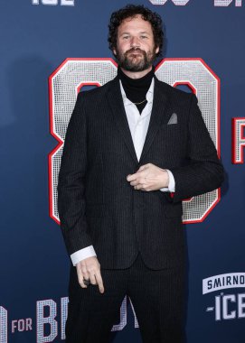 Kyle Marvin arrives at the Los Angeles Premiere Screening Of Paramount Pictures' '80 For Brady' held at the Regency Village Theatre on January 31, 2023 in Westwood, Los Angeles, California, United States.