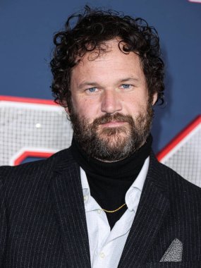 Kyle Marvin arrives at the Los Angeles Premiere Screening Of Paramount Pictures' '80 For Brady' held at the Regency Village Theatre on January 31, 2023 in Westwood, Los Angeles, California, United States.