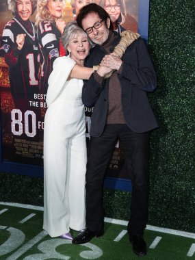 Rita Moreno and George Chakiris arrive at the Los Angeles Premiere Screening Of Paramount Pictures' '80 For Brady' held at the Regency Village Theatre on January 31, 2023 in Westwood, Los Angeles, California, United States.