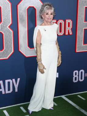 Puerto Rican actress Rita Moreno arrives at the Los Angeles Premiere Screening Of Paramount Pictures' '80 For Brady' held at the Regency Village Theatre on January 31, 2023 in Westwood, Los Angeles, California, United States