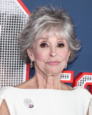 Puerto Rican actress Rita Moreno arrives at the Los Angeles Premiere Screening Of Paramount Pictures' '80 For Brady' held at the Regency Village Theatre on January 31, 2023 in Westwood, Los Angeles, California, United States