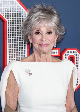 Puerto Rican actress Rita Moreno arrives at the Los Angeles Premiere Screening Of Paramount Pictures' '80 For Brady' held at the Regency Village Theatre on January 31, 2023 in Westwood, Los Angeles, California, United States
