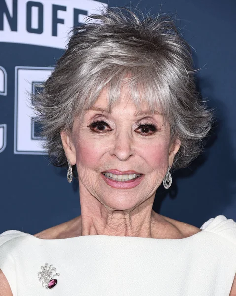 Puerto Rican actress Rita Moreno arrives at the Los Angeles Premiere Screening Of Paramount Pictures' '80 For Brady' held at the Regency Village Theatre on January 31, 2023 in Westwood, Los Angeles, California, United States