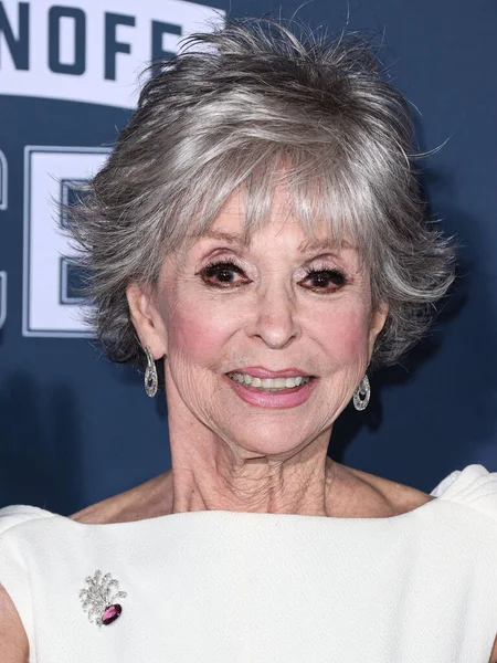 Puerto Rican actress Rita Moreno arrives at the Los Angeles Premiere Screening Of Paramount Pictures' '80 For Brady' held at the Regency Village Theatre on January 31, 2023 in Westwood, Los Angeles, California, United States