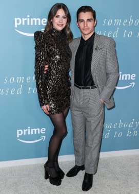 Amerikalı aktris Alison Brie ve koca aktör ve film yapımcısı Dave Franco, 1 Şubat 2023 'te Culver Tiyatrosu' nda düzenlenen Amazon Prime Video 'nun Los Angeles' taki galasına geldiler..