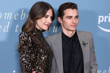 Amerikalı aktris Alison Brie ve koca aktör ve film yapımcısı Dave Franco, 1 Şubat 2023 'te Culver Tiyatrosu' nda düzenlenen Amazon Prime Video 'nun Los Angeles' taki galasına geldiler..