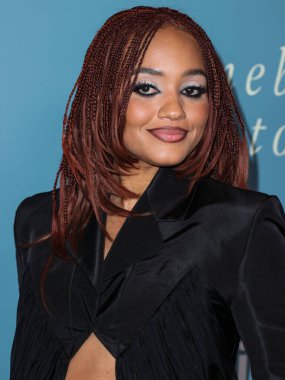 Cong Tri giyen Amerikalı aktris Kiersey Clemons, 1 Şubat 2023 'te Culver Tiyatrosu' nda düzenlenen Amazon Prime Video 'nun Los Angeles' taki galasına geldi..