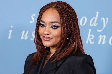 Cong Tri giyen Amerikalı aktris Kiersey Clemons, 1 Şubat 2023 'te Culver Tiyatrosu' nda düzenlenen Amazon Prime Video 'nun Los Angeles' taki galasına geldi..