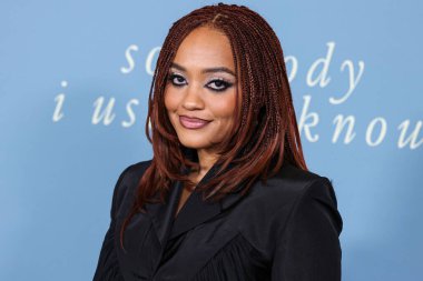 Cong Tri giyen Amerikalı aktris Kiersey Clemons, 1 Şubat 2023 'te Culver Tiyatrosu' nda düzenlenen Amazon Prime Video 'nun Los Angeles' taki galasına geldi..