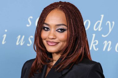 Cong Tri giyen Amerikalı aktris Kiersey Clemons, 1 Şubat 2023 'te Culver Tiyatrosu' nda düzenlenen Amazon Prime Video 'nun Los Angeles' taki galasına geldi..