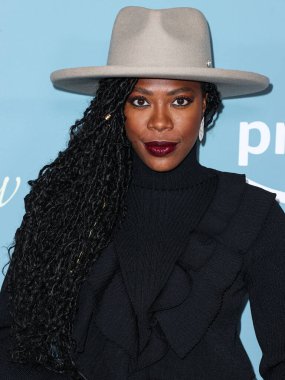 Nijeryalı-Amerikalı aktris ve komedyen Yvonne Orji, 1 Şubat 2023 'te Culver Tiyatrosu' nda düzenlenen Amazon Prime Video 'nun Los Angeles' taki galasına geldi..
