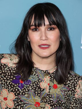 American actress Zoe Chao arrives at the Los Angeles Premiere Of Amazon Prime Video's 'Somebody I Used To Know' held at The Culver Theater on February 1, 2023 in Culver City, Los Angeles, California, United States.
