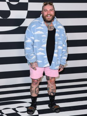 Teddy Swims arrives at the Warner Music Group Pre-Grammy Party 2023 held at the Hollywood Athletic Club on February 2, 2023 in Hollywood, Los Angeles, California, United States. 