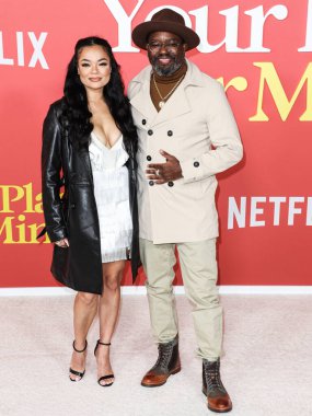 Dannella Lane ve Lil Rel Howery, 2 Şubat 2023 'te Westwood, Los Angeles, Kaliforniya, ABD' deki Regency Village Theatre 'da düzenlenen Netflix' in 