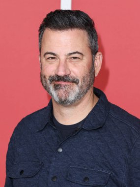 Amerikan televizyon sunucusu Jimmy Kimmel, 2 Şubat 2023 'te Westwood, Los Angeles, Kaliforniya, ABD' deki Regency Village Theatre 'da düzenlenen Netflix' in 