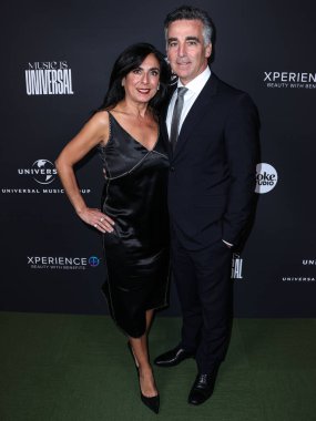 Janet Lipman and Avery Lipman arrive at the Universal Music Group 2023 65th GRAMMY Awards After Party held at Milk Studios Los Angeles on February 5, 2023 in Los Angeles, California, United States. 