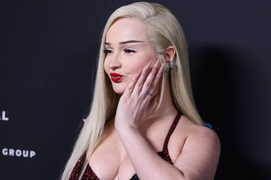 German singer and songwriter Kim Petras arrives at the Universal Music Group 2023 65th GRAMMY Awards After Party held at Milk Studios Los Angeles on February 5, 2023 in Los Angeles, California, United States. 