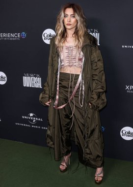 American model, actress and singer Paris Jackson arrives at the Universal Music Group 2023 65th GRAMMY Awards After Party held at Milk Studios Los Angeles on February 5, 2023 in Los Angeles, California, United States. 